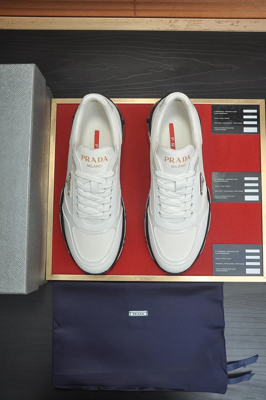 Men's shoes 💰680💶 [PRADA] Top-quality original items, new seasonal styles, high-quality original items, top-quality imported calfskin and original imported glue, imported cowhide lining with original cowhide feet, original outsole! Quality guaranteed! Code 38-45 (45 customized)